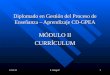 21/04/2015F. Aliaga P.1 Diplomado en Gestión del Proceso de Enseñanza – Aprendizaje CD-GPEA MÓDULO II CURRÍCULUM