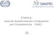 ETAPA 6: Guía de Autoformación y Evaluación por Competencias - GAEC - Junio 2014
