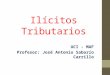 Ilícitos Tributarios UCI - MAF Profesor: José Antonio Saborío Carrillo