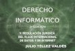 JULIO TÉLLEZ VALDÉS DERECHO INFORMÁTICO 3 a EDICIÓN V. REGULACIÓN JURÍDICA DEL FLUJO INTERNACIONAL DE DATOS Y DE INTERNET