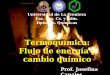 Termoquímica: Flujo de energía y cambio químico Universidad de La Frontera Fac. Ing. Cs. y Adm. Dpto. Cs. Químicas Prof. Josefina Canales