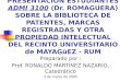 PRESENTACION ESTUDIANTES ADMI 3100 (Dr. ROMAGUERA) SOBRE LA BIBLIOTECA DE PATENTES, MARCAS REGISTRADAS Y OTRA PROPIEDAD INTELECTUAL DEL RECINTO UNIVERSITARIO