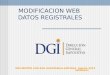MODIFICACION WEB DATOS REGISTRALES ENCUENTRO SUR-SUR GUATEMALA-ANTIGUA Agosto 2013 URUGUAY