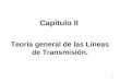 1 Teoría general de las Líneas de Transmisión. Capitulo II