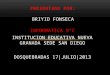 INFORMATICA 9°C INSTITUCION EDUCATIVA NUEVA GRANADA SEDE SAN DIEGO DOSQUEBRADAS 17|JULIO|2013 PRESENTADO POR: BRIYID FONSECA