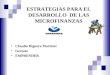 ESTRATEGIAS PARA EL DESARROLLO DE LAS MICROFINANZAS Claudio Higuera Martinez Gerente EMPRENDER 1