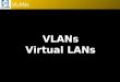 VLANs VLANs Virtual LANs. VLANs Aunque las tres capas del modelo de diseño jerárquico poseen switches y routers, la capa de acceso generalmente tiene