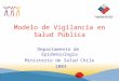 Departamento de Epidemiología Ministerio de Salud Chile 2003 Modelo de Vigilancia en Salud Pública