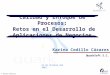 © Karina Cedillo Calidad y Enfoque de Procesos: Retos en el Desarrollo de Aplicaciones de Negocios QuarkSoft S.C. 23 de Octubre del 2003 Karina Cedillo