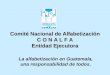 Comité Nacional de Alfabetización C O N A L F A Entidad Ejecutora La alfabetización en Guatemala, una responsabilidad de todos