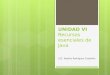 UNIDAD VI Recursos esenciales de Java LSC. Natalia Rodríguez Castellón