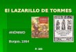 El LAZARILLO DE TORMES ANÓNIMO Burgos, 1554 P. 162
