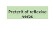 Preterit of reflexive verbs. Levantarse Yo me levant- Yo me levanté