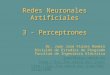 Redes Neuronales Artificiales 3 - Perceptrones Dr. Juan José Flores Romero División de Estudios de Posgrado Facultad de Ingeniería Eléctrica juanf@zeus.umich.mx