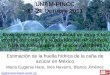 UNAM-PINCC 17-21 Octubre 2011 ing@pumas.iingen.unam.mx Evaluación de la disponibilidad de agua y los costos asociados a la producción de cultivos para