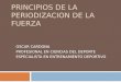 PRINCIPIOS DE LA PERIODIZACION DE LA FUERZA OSCAR CARDONA PROFESIONAL EN CIENCIAS DEL DEPORTE ESPECIALISTA EN ENTRENAMIENTO DEPORTIVO