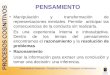 PROCESOS COGNITIVOS Universidad de Valparaíso – Facultad de Ciencias – Pedagogía en Matemáticas Manipulación y transformación de representaciones mentales