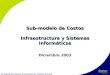 GC Organización y Sistemas de Información OSI - Telefónica CTC Chile Sub-modelo de Costos Infraestructura y Sistemas Informáticos Diciembre 2003