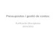 Pressupostos i gestió de costos: Purificación Silva Iglesias 2014/2015
