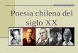 Poesía chilena del siglo XX. Gabriela Mistral Gabriela Mistral (seudónimo de Lucila Godoy Alcayaga) nació en la ciudad de Vicuña, el 7 de abril de 1889