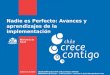Nadie es Perfecto: Avances y aprendizajes de la implementación SECRETARÍA EJECUTIVA CHILE CRECE CONTIGO MINISTERIO DE SALUD – 14 de Diciembre – Servicio