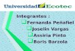 Integrantes :  Fernanda Peñafiel  Joselin Vargas  Assiria Pinto  Boris Barzola