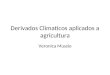 Derivados Climaticos aplicados a agricultura Veronica Mussio