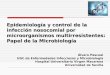 Epidemiología y control de la infección nosocomial por microorganismos multirresistentes: Papel de la Microbiología Álvaro Pascual UGC de Enfermedades