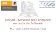 Unidad II Métodos para compartir recursos de Software M.C. Juan Carlos Olivares Rojas