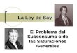 La Ley de Say La Ley de Say El Problema del Subconsumo o de las Saturaciones Generales