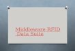 Middleware RFID Data Suite. Es una forma diferente de enfocar el clásico middleware conocido en el entorno informático.middleware una definición de lo
