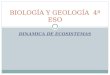 DINAMICA DE ECOSISTEMAS BIOLOGÍA Y GEOLOGÍA 4º ESO
