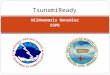 Wildaomaris González RSPR TsunamiReady. ¿ En qué consiste el Programa TsunamiReady? Programa del Servicio Nacional de Meteorología que promueve la preparación