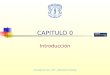 Universidad del Cauca – FIET – Departamento de Sistemas CAPITULO 0 Introducción