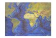 Mapa del FONDO OCEÁNICO. Al estudiar la antigüedad de las roca del fondo oceánico, se ve que: 1.- Las más alejadas de la dorsal son más antiguas, y las