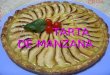 TARTA TARTA DE MANZANA. INGREDIENTES: Masa de hojaldre Manzanas Mantequilla
