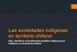 Las sociedades indígenas en territorio chileno Obj.: identificar a los diferentes pueblos indígenas que habitaron en el territorio chileno