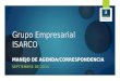 Grupo Empresarial ISARCO MANEJO DE AGENDA/CORRESPONDENCIA SEPTIEMBRE DE 2014