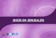 JESÚS EN JERUSALÉN Abril – Junio 2015. Concepto CCE: La marcha de entrada de Jesús a Jerusalén fue “en el nombre del Señor” (Lucas 19:38) a fin de introducir