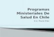 E.U. Paula Díaz.  Del niño (Infantil  Promoción de salud  Del Adolescente  Del Adulto – Cardiovascular  Del Adulto Mayor  De la Mujer - Materno