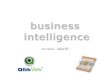 Jornadas - Julio’07. índice Business Intelligence  beneficios BI  medir la estrategia  dimensionar proyecto BI QlikView  introducción  características