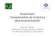 Guatemala: Concentración de la tierra y descampesinización Ricardo Zepeda Instituto de Estudios Agrarios y Rurales Coordinación de ONG y Cooperativas
