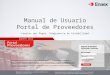 Manual de Usuario Portal de Proveedores Cuentas por Pagar, Subgerencia de Contabilidad AGOSTO 2013