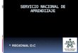 SERVICIO NACIONAL DE APRENDIZAJE  REGIONAL D.C. GEOMETRÍA CON TIC TEMA: Conceptos geométricos GEOMETRÍA