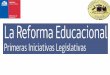 Principios de la Reforma Educacional General Derecho social Garantías de acceso, calidad y financiamiento Fortalecimiento del rol del Estado Fortalecimiento