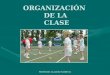 PROFESOR: CLAUDIO FLORES R. ORGANIZACIÓN DE LA CLASE