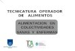 TECNICATURA OPERADOR DE ALIMENTOS ALIMENTACION EN COLECTIVIDADES SANAS Y ENFERMAS