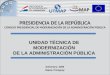 P RESIDENCIA DE LA R EPÚBLICA CONSEJO PRESIDENCIAL DE MODERNIZACIÓN DE LA ADMINISTRACIÓN PÚBLICA Setiembre, 2009 Itapúa, Paraguay U NIDAD T ÉCNICA DE M