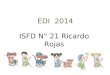 EDI 2014 ISFD N° 21 Ricardo Rojas. Integración - Inclusión