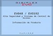 EVO48 / EVO192 Alta Seguridad y Sistema de Control de Acceso Información de Producto